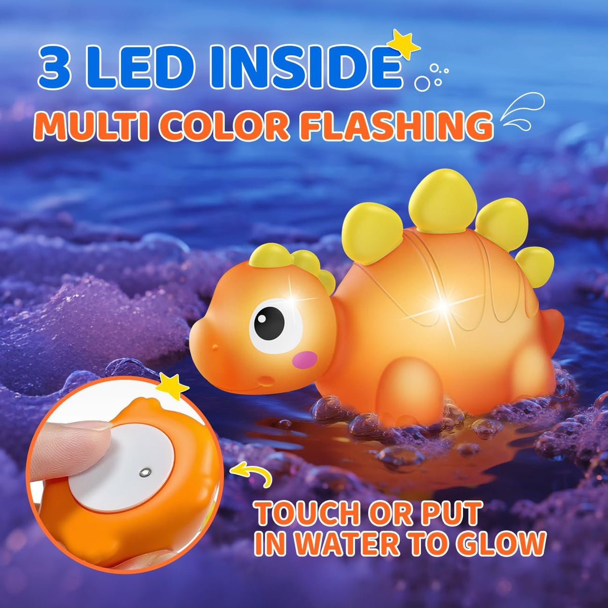 Toddlers Light Up Bath Toys