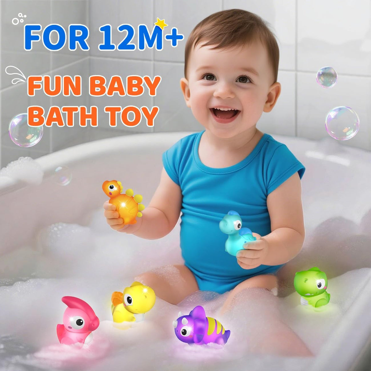 Toddlers Light Up Bath Toys