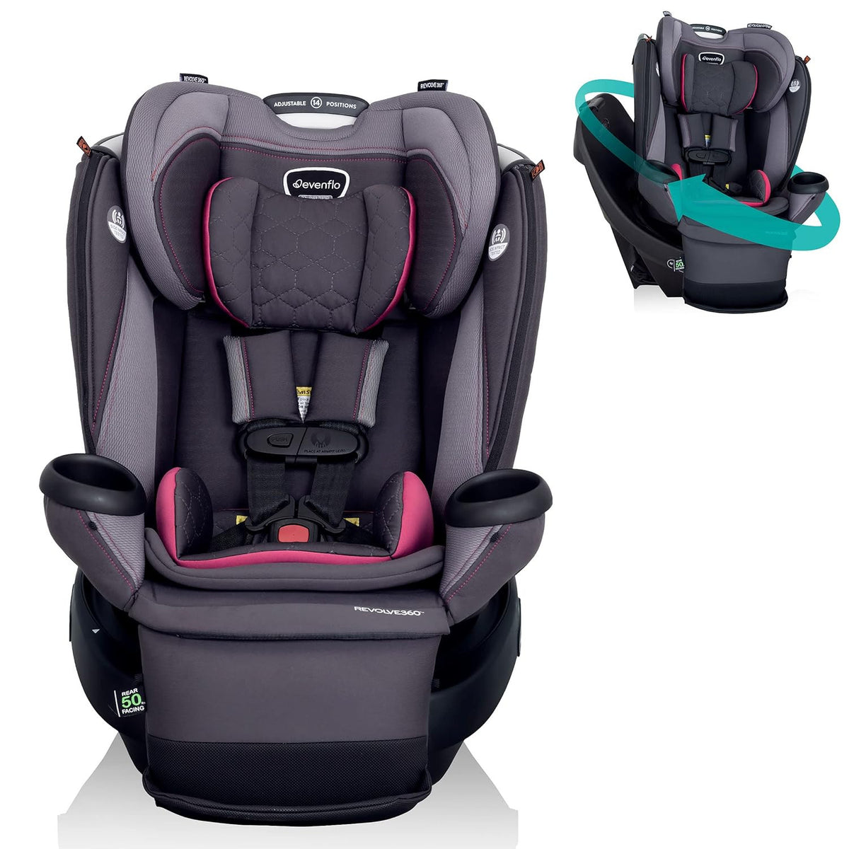 2-in-1 Evenflo 360 Revolve Car Seat