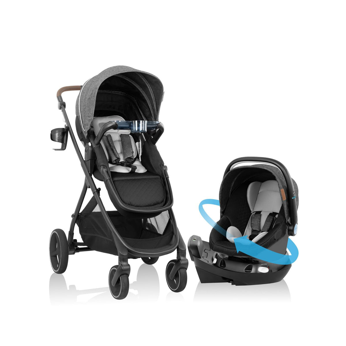 Evenflo Shyft Intuiti Travel System with Revolve180
