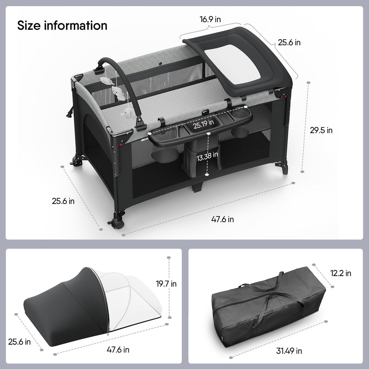Multifunctional Baby Bassinet