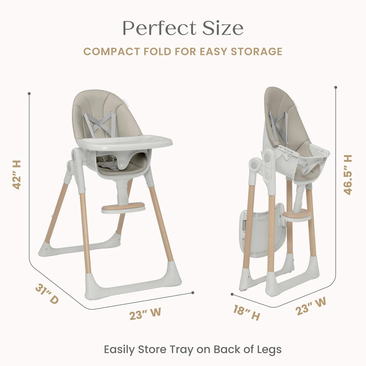 2-in-1 Baby High Chair