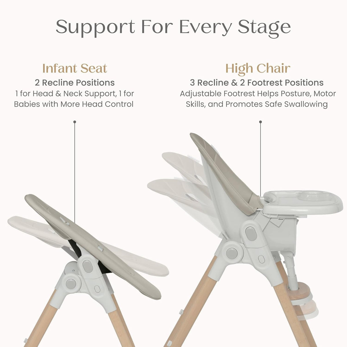 2-in-1 Baby High Chair