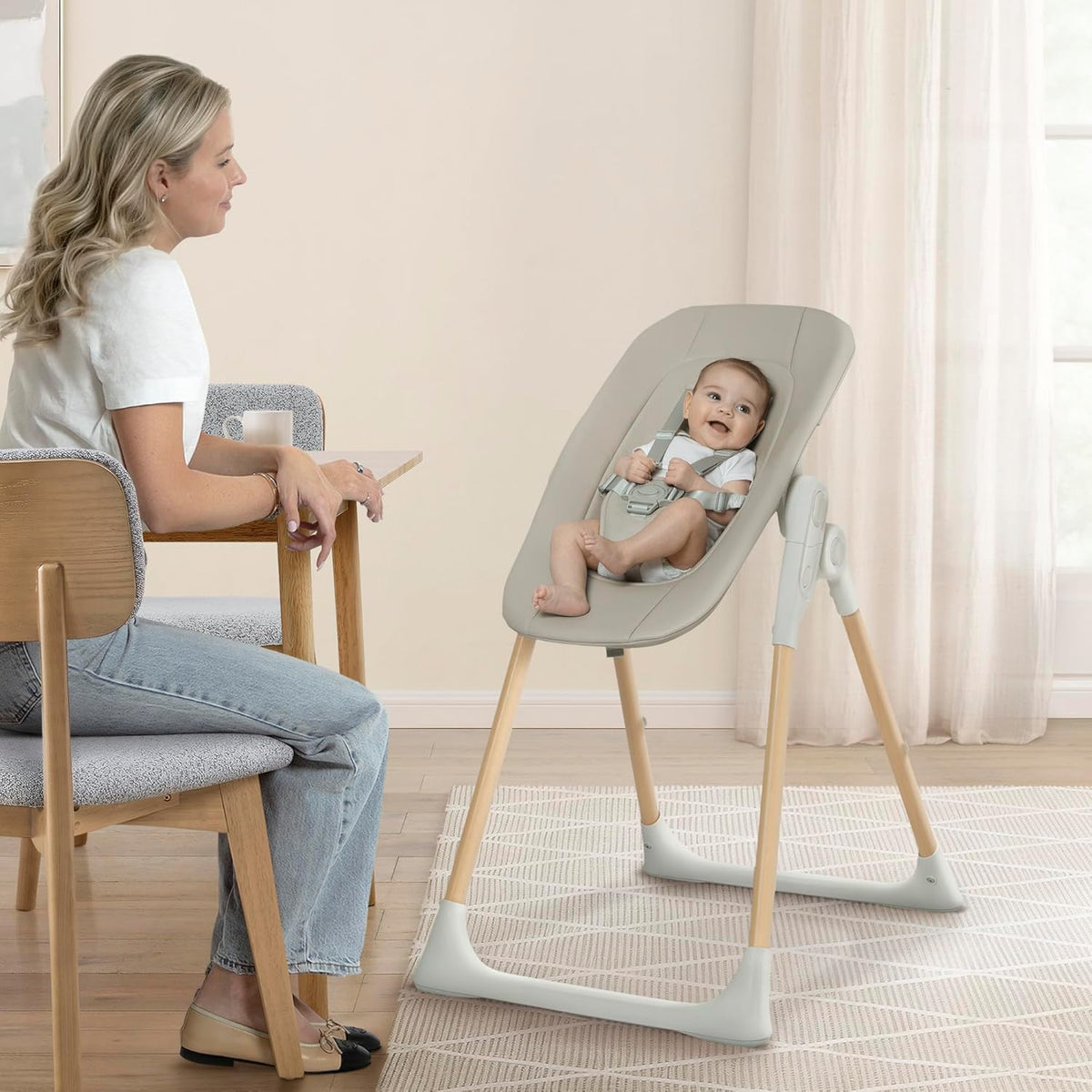 2-in-1 Baby High Chair