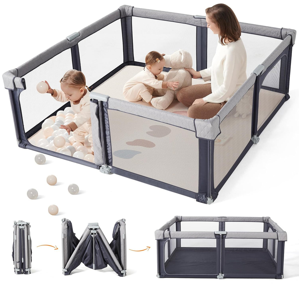 Foldable Toddler Playpen