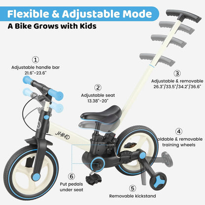 6 in 1 Toddler Bike