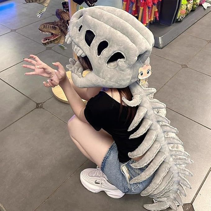 Toddler 3D Dinosaur Skeleton Costume