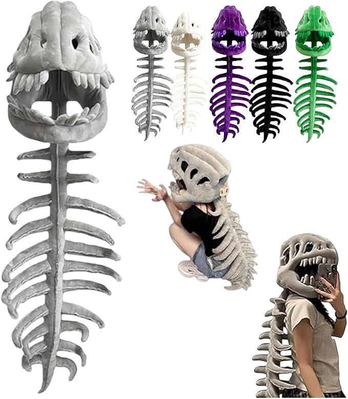 Toddler 3D Dinosaur Skeleton Costume