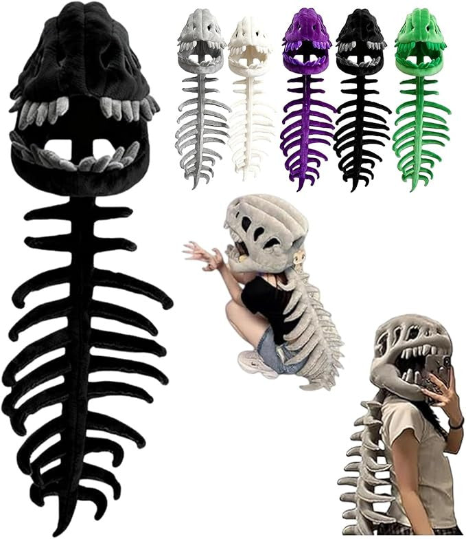 Toddler 3D Dinosaur Skeleton Costume