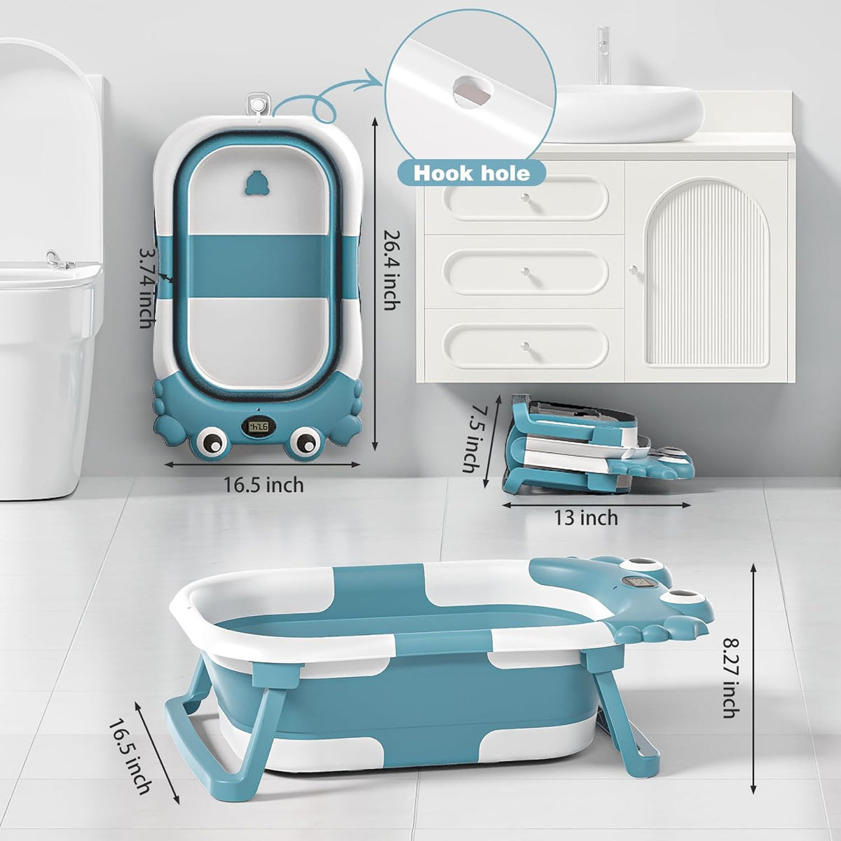 Collapsible Baby Bathtub