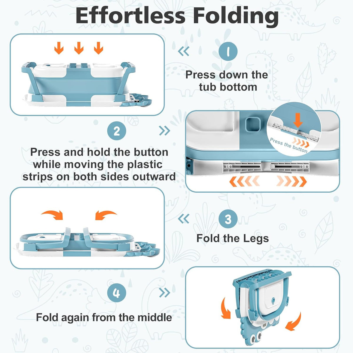 Collapsible Baby Bathtub
