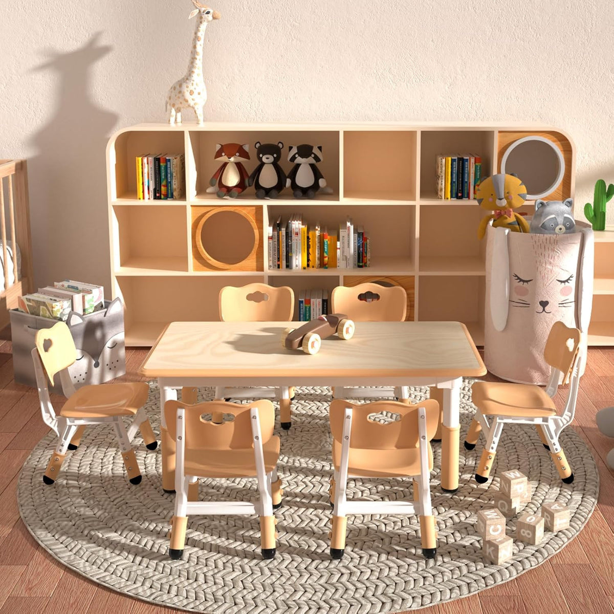 Kids Dinning Table and Chairs Set