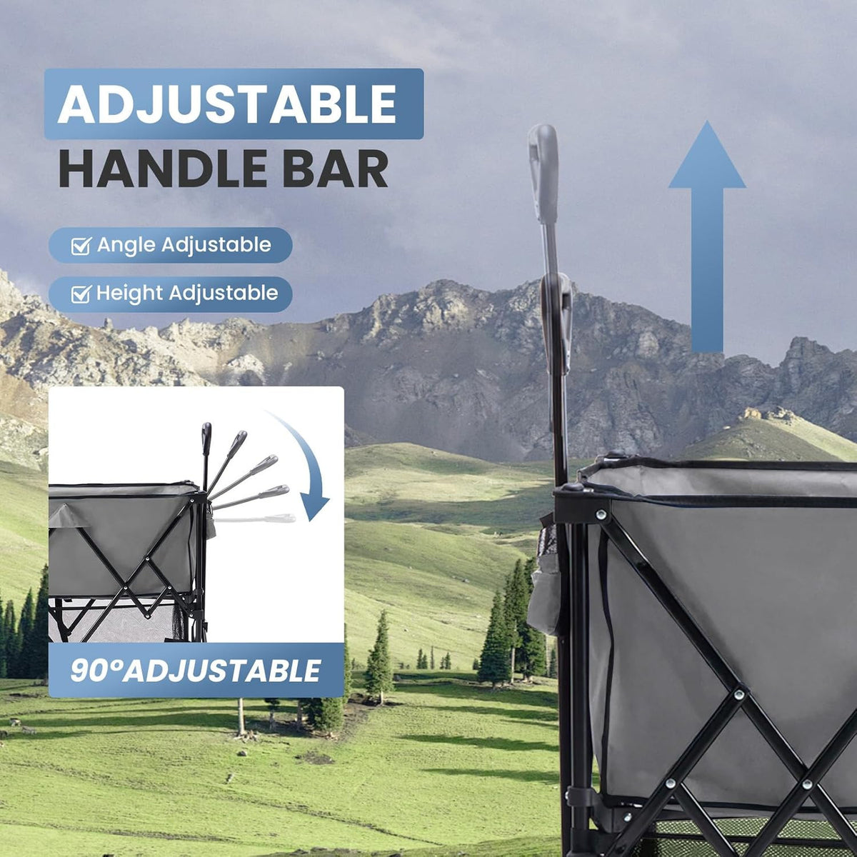 Collapsible Foldable Wagon Cart
