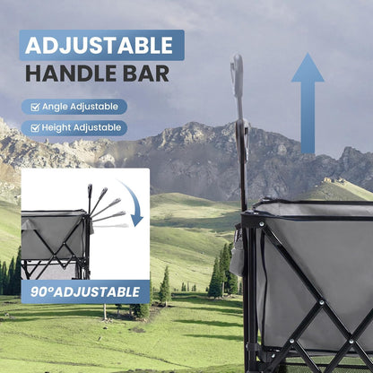 Collapsible Foldable Wagon Cart