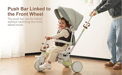 7-in-1 Foldable Kids Tricycle
