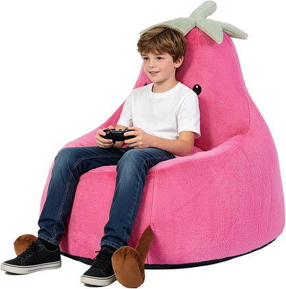 Egg Plant Kids Bean Bag Chair
