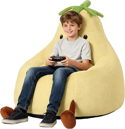 Egg Plant Kids Bean Bag Chair