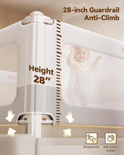 3-Piece Toddler Bed Rail Set