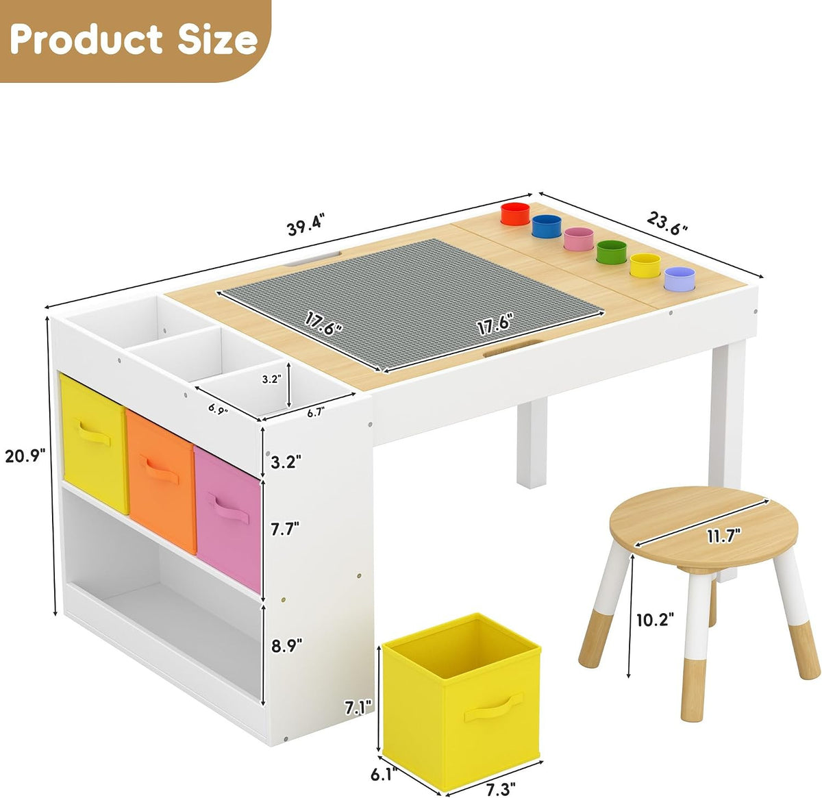 Multifunctional Kids Art Table