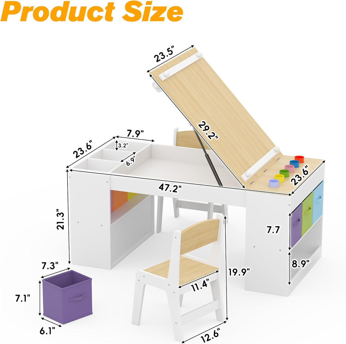 Multifunctional Kids Art Table