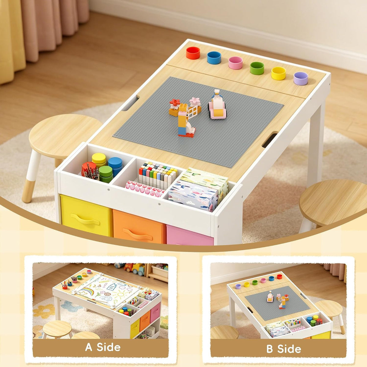 Multifunctional Kids Art Table