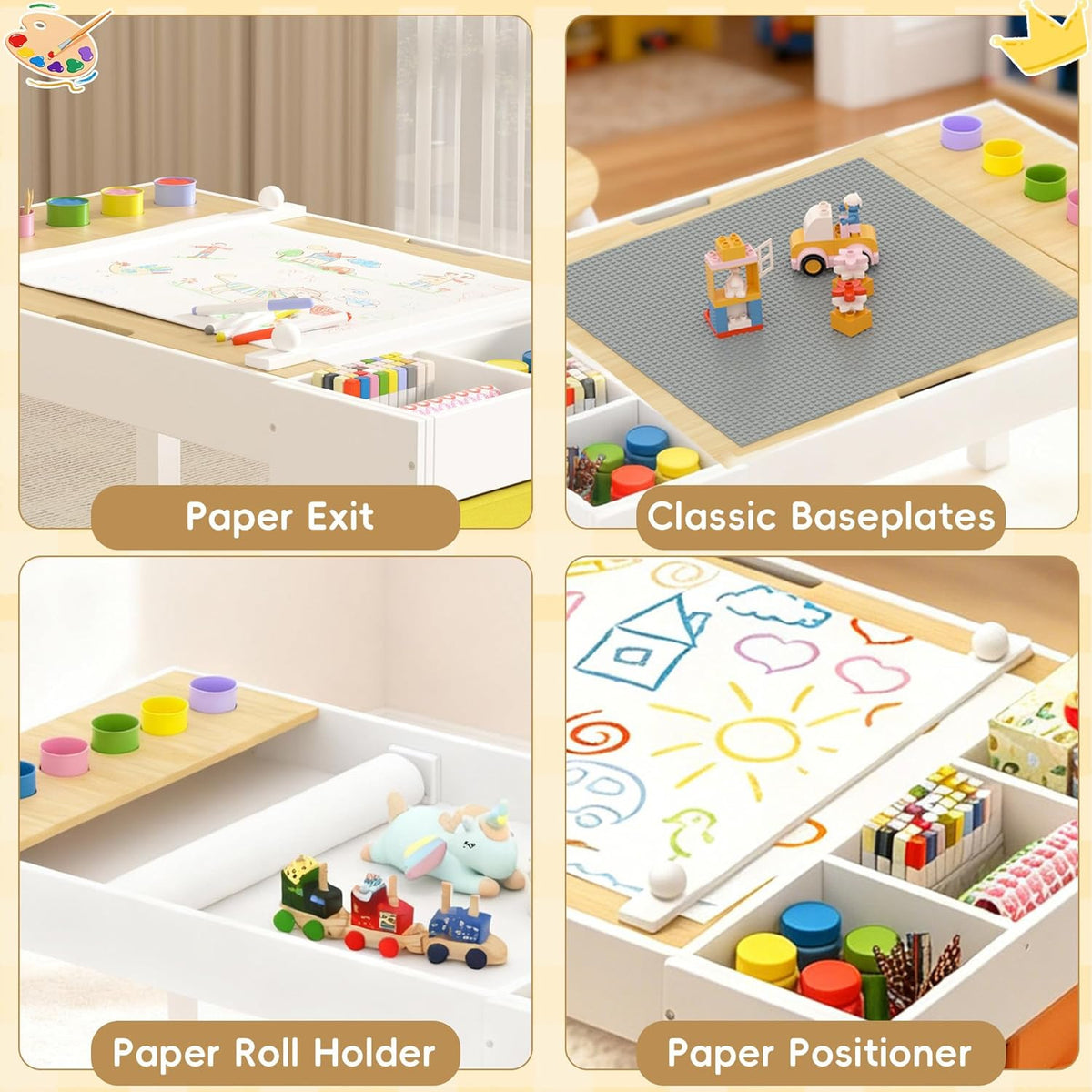 Multifunctional Kids Art Table