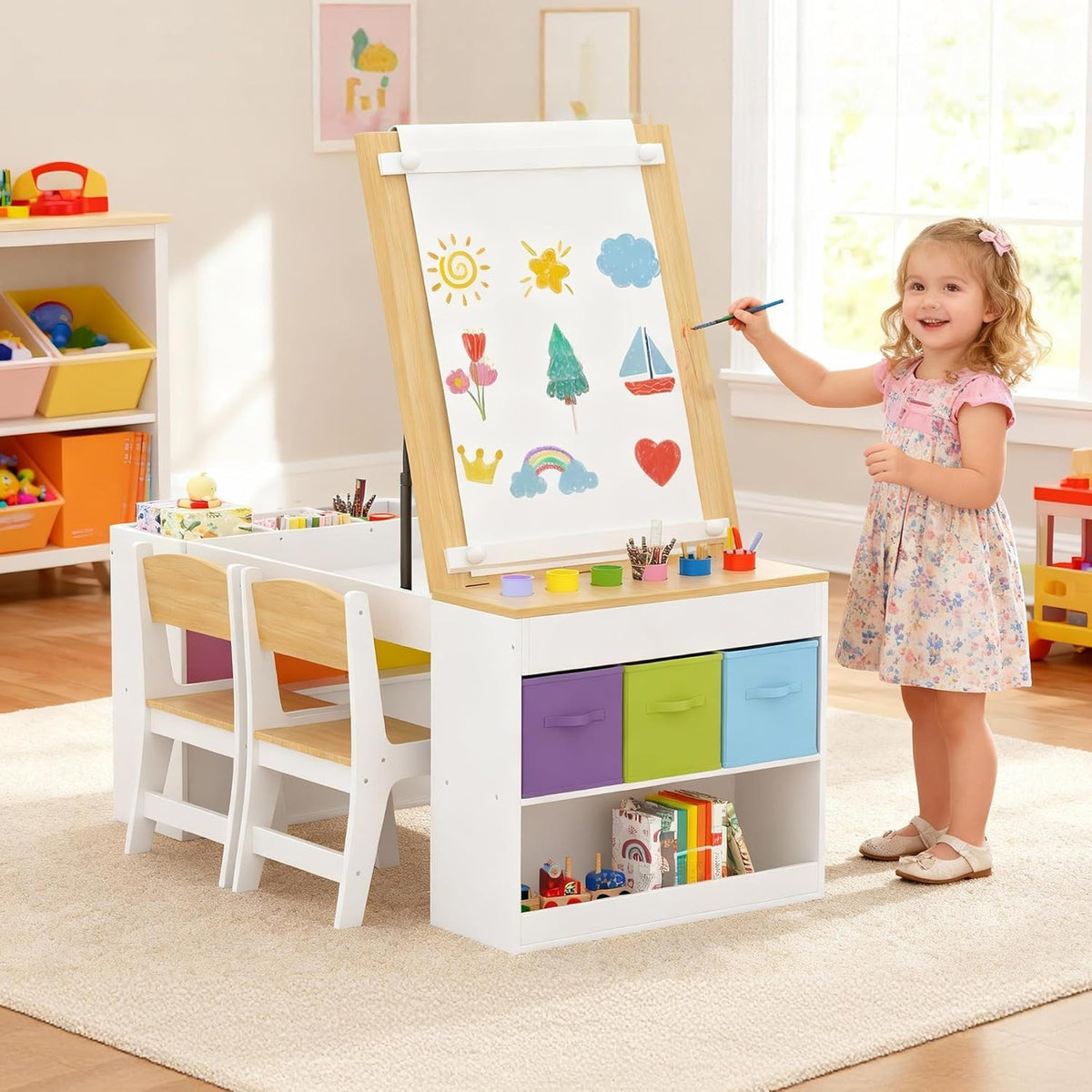 Multifunctional Kids Art Table