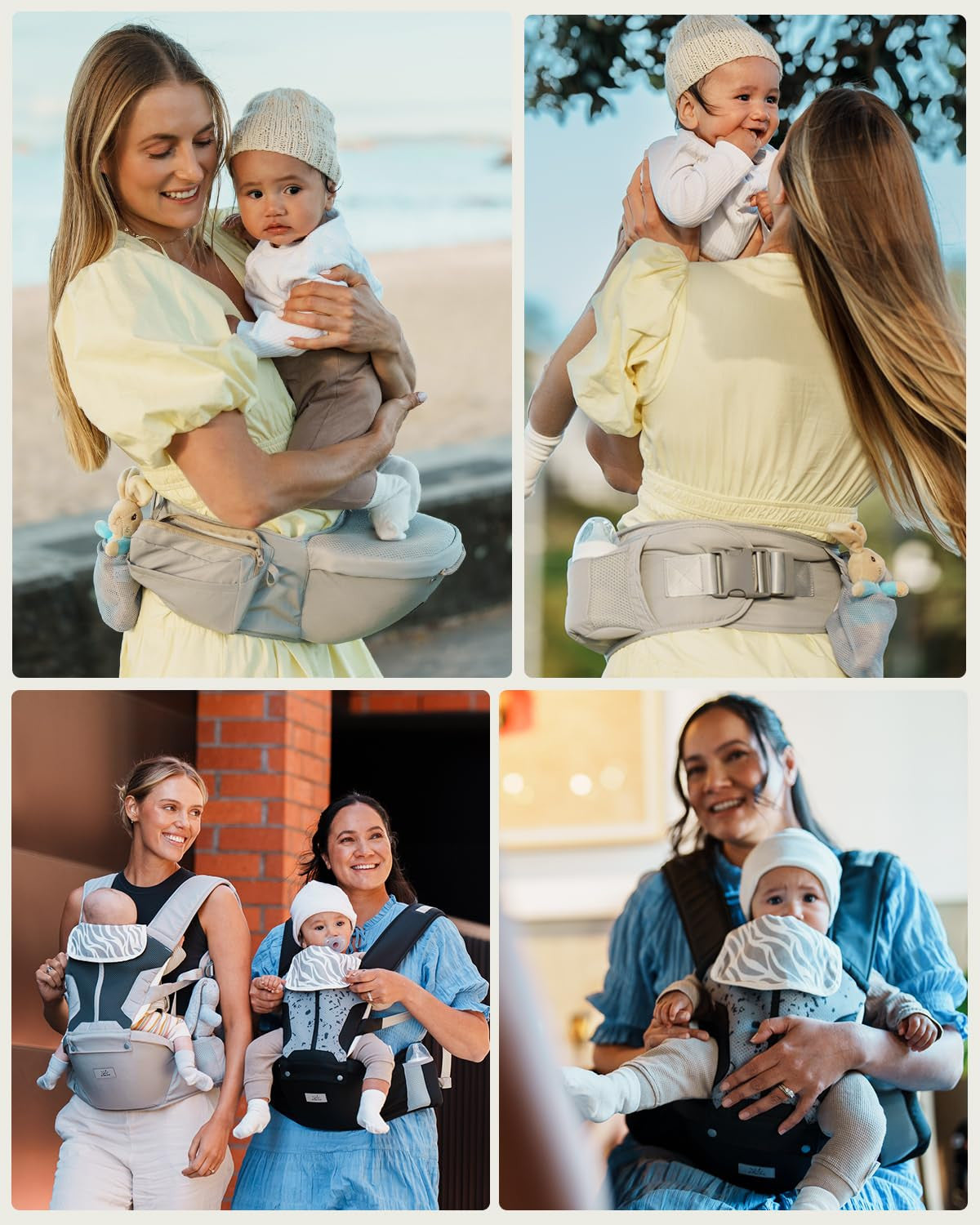 6-in-1 Baby Waist Carrier Hip Seat
