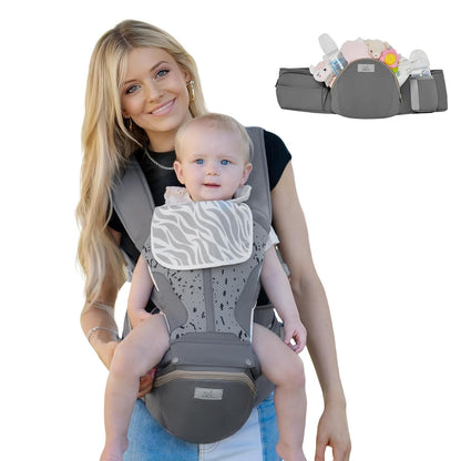 6-in-1 Baby Waist Carrier Hip Seat