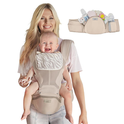 6-in-1 Baby Waist Carrier Hip Seat