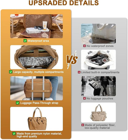 Bow Tote Diaper Bag