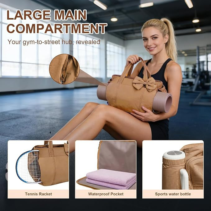 Bow Tote Diaper Bag