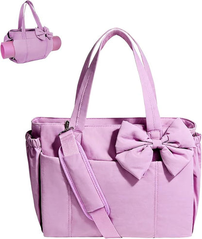 Bow Tote Diaper Bag