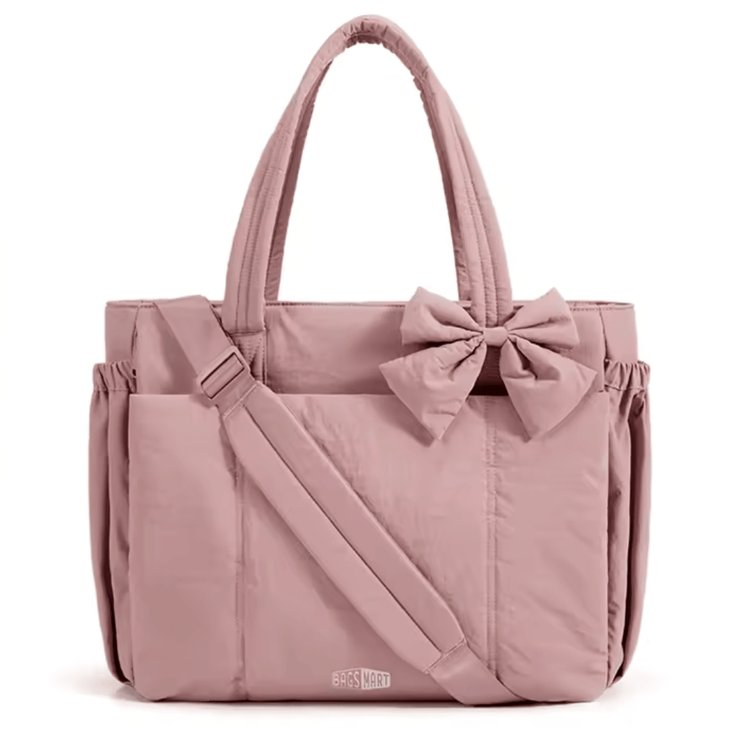 Bow Tote Diaper Bag