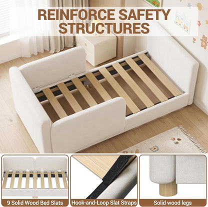 2-in-1 Convertible Toddler Sofa Bed