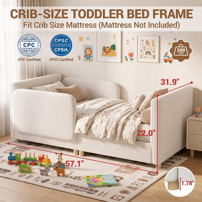 2-in-1 Convertible Toddler Sofa Bed