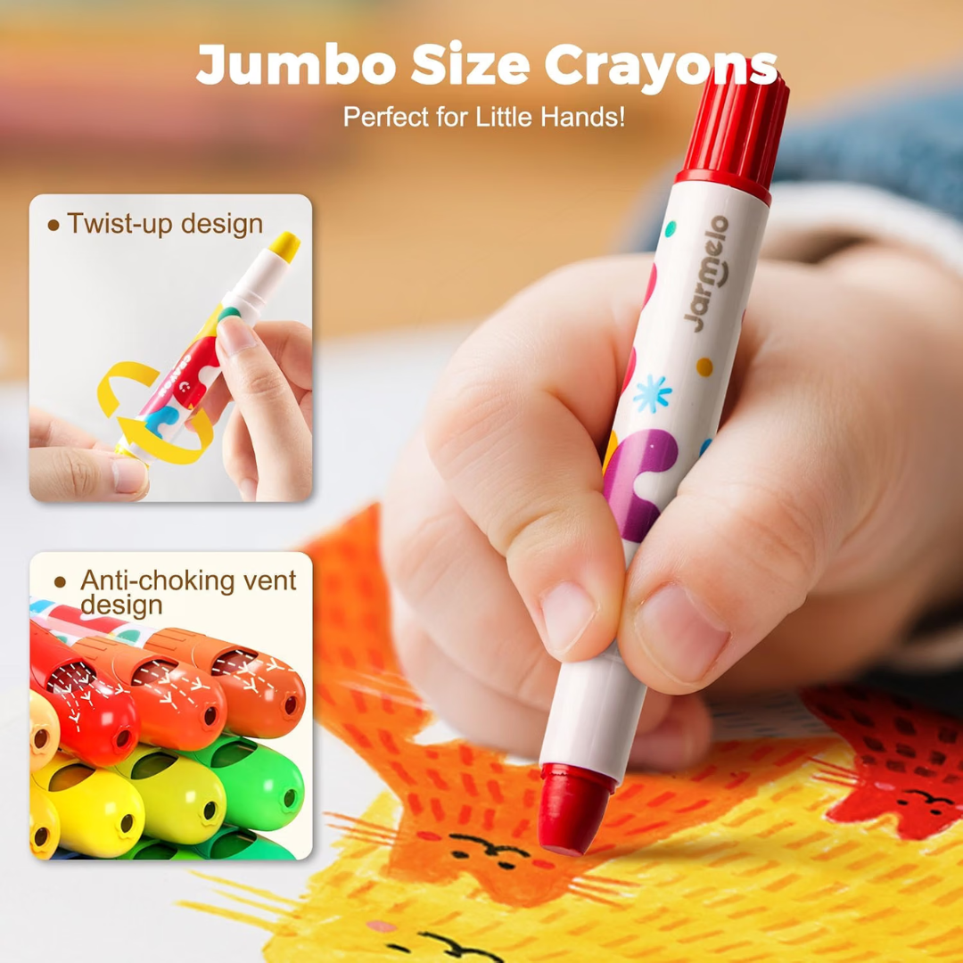 Twist-Up Toddler Non-Toxic Crayons