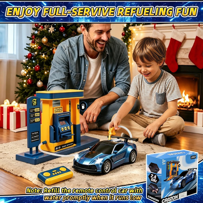Gas Station RC Car Toy