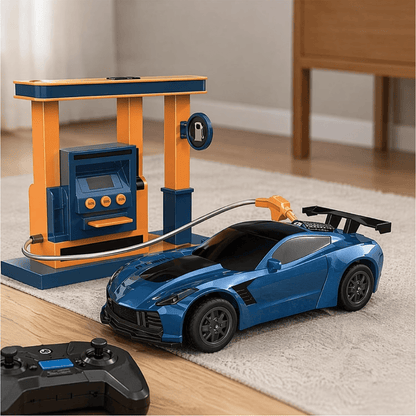 Gas Station RC Car Toy