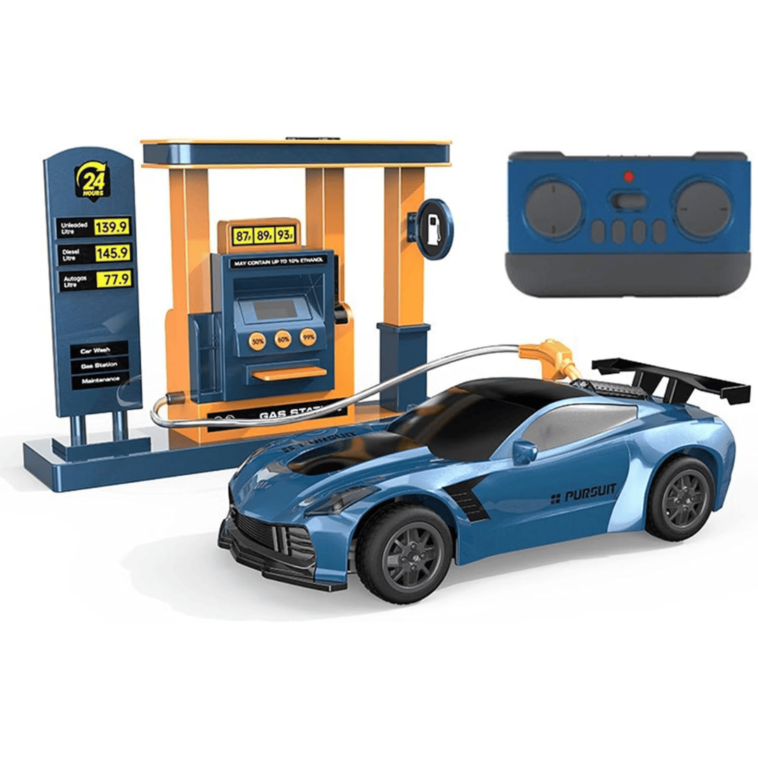 Gas Station RC Car Toy